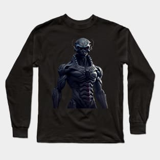 Humanoid android alien race Long Sleeve T-Shirt